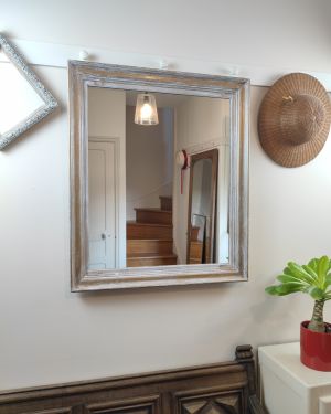 Miroir doré patiné “Adeline”