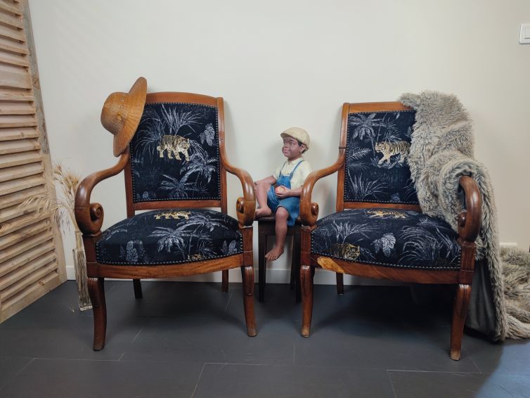 Fauteuils Empire “Barthélemy & Bartholomée”