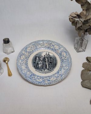 Assiette parlante “Jean Lapincheux” J.Vieillard