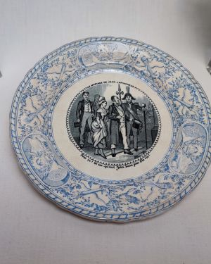 Assiette parlante “Jean Lapincheux” J.Vieillard