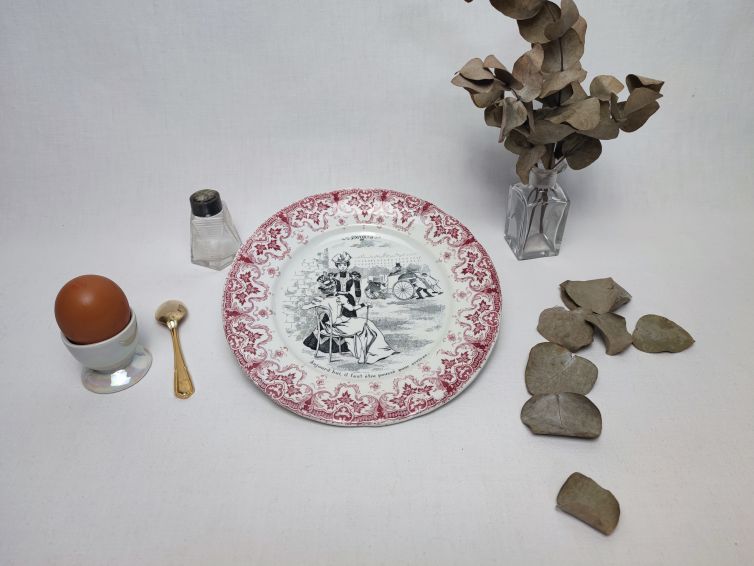 Assiette parlante “Sports” St Amand & Hamage