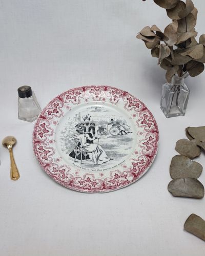 Assiette parlante “Sports” St Amand & Hamage