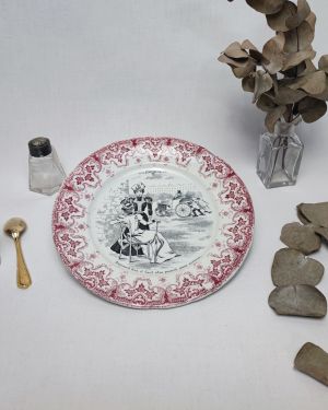 Assiette parlante “Sports” St Amand & Hamage