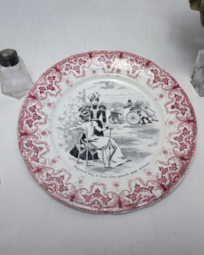 Assiette parlante “Sports” St Amand & Hamage